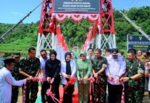 Wagub Sulsel Apresiasi TNI Bangun Jembatan Garuda Merah Putih, Akhiri Penantian Puluhan Tahun Warga Tompobulu Maros