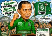 DPP PKB Tunjuk Wawan Mattaliu Jadi Ketua DPC Maros Gantikan Havied S Pasha
