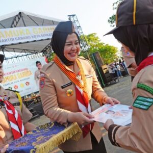 Wagub Sulsel Kukuhkan 241 Pramuka Garuda Makassar, Tekankan Pembentukan Karakter Generasi Muda