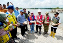Ground Breaking Penanganan Banjir Sungai Rongkong Dimulai, Pemprov Sulsel Gelontorkan Rp5,9 Miliar