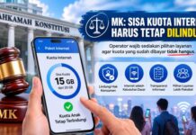 MK Putuskan Sisa Kuota Internet Tak Boleh Hangus, Operator Wajib Sediakan Opsi Perlindungan