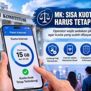 Mk Putuskan Sisa Kuota Internet Tak Boleh Hangus, Operator Wajib Sediakan Opsi Perlindungan
