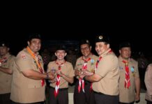 876 Pengurus Pramuka se-Maros Dilantik Serentak, Terbesar Sepanjang Sejarah Kwarcab