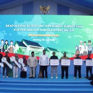 Akad Massal 62.710 Kpr Flpp, Prabowo: Semua Rakyat Harus Punya Rumah Layak