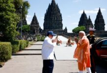 Tari Rama Shinta dan Gamelan Sambut Prabowo dan PM India di Candi Prambanan