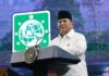 Di Harlah PKB, Prabowo Tegaskan Dukungan untuk Palestina Tak Bisa Ditawar