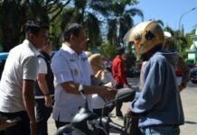 Ribuan Kendaraan Masih Nunggak Pajak, Wabup Maros Ikut Razia Bersama Samsat