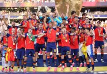 Dominasi Telak Lawan Argentina, Spanyol Angkat Tropi Juara Piala Dunia Ketiga