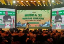 Hadiri Musda Golkar Sulsel, Andi Sudirman Puji Dukungan Fraksi Golkar untuk Pembangunan