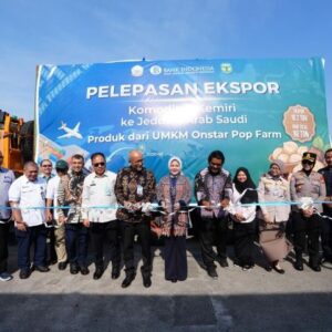 Dari Luwu Ke Jeddah, Wagub Sulsel Lepas Ekspor Kemiri Senilai Rp550 Juta