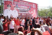 Porseni HUT ke-81 RI di Makassar: ASN Berlomba, Wali Kota Ikut Bernyanyi