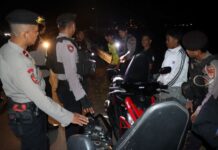 Polres Maros Gelar Operasi Cipkon, Balap Liar hingga Miras Jadi Sasaran