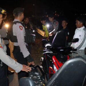 Polres Maros Gelar Operasi Cipkon, Balap Liar Hingga Miras Jadi Sasaran