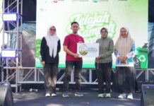 Melinda Aksa Ajak Warga Makassar Jadikan Pilah Sampah sebagai Budaya