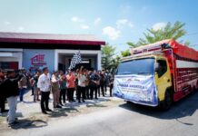 Gubernur Andi Sudirman Lepas Bantuan Beras 28 Ribu Ton untuk Warga Sulsel