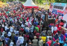 Gubernur Sulsel Lepas Ribuan Peserta Jalan Sehat Anti Mager Lintas Agama