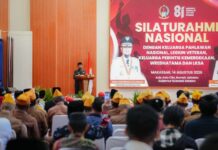 Gubernur Sulsel Silaturahmi dengan Keluarga Pahlawan dan Veteran Jelang HUT-RI ke 81