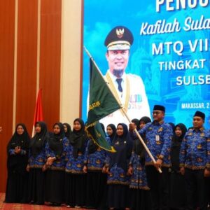 Jufri Rahman Lepas 38 Kafilah Sulsel Ke Mtq Korpri Nasional 2026