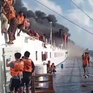 Mengenal Km Mutiara Sentosa 2, Kapal Ro-Ro Yang Terbakar Di Perairan Madura