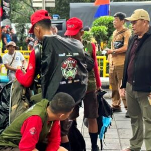 Berlayar Bersama Ketua Kwarcab, Kontingen Jambore Nasional Pramuka Maros Tiba Di Jakarta