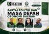 Siap-siap, Besok KAHMI Sulsel Gelar Diskusi Bertema Parpol dan Masa Depan Otonomi Daerah