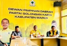 Patarai Amir Tancap Gas Usai Jadi Plt Ketua Golkar Maros, Musda Mulai Disiapkan