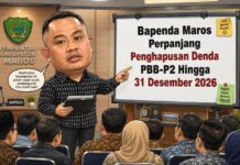 Pemkab Maros Perpanjang Penghapusan Denda PBB-P2 Hingga Akhir Tahun Ini