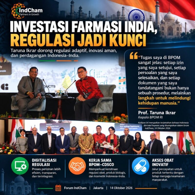 Taruna Ikrar Buka Jalan Investasi Farmasi India, Regulasi Bpom Jadi Kunci 1 WhatsApp Image 2026 10 15 at 07.02.25 e1792022606696