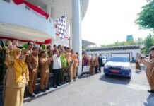 Gubernur Andi Sudirman Lepas 5.000 Boks Bantuan Susu untuk Warga Sulsel
