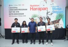 Logo HUT ke-419 Makassar Resmi Diluncurkan, Appi Tekankan Pesan Kearifan Lokal